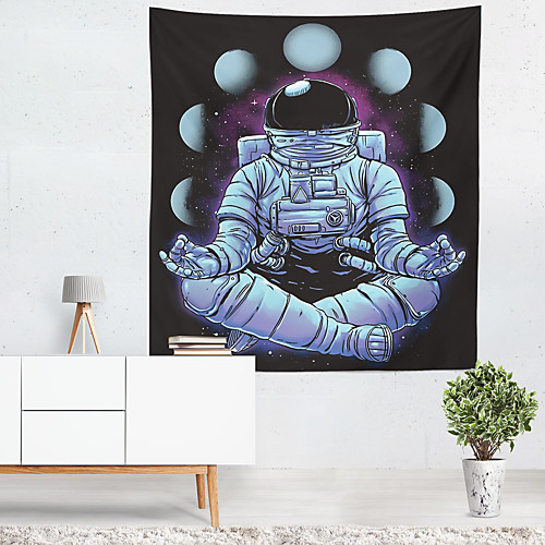 

Astronaut Wall Tapestry Art Decor Blanket Curtain Hanging Home Bedroom Living Room Decoration Polyester Meditation