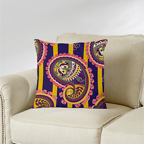 

Paisley Bandanna Double Side Cushion Cover 1PC Soft Decorative Square Throw Pillow Cover Cushion Case Pillowcase for Bedroom Livingroom Superior Quality Machine Washable Outdoor Cushion for Sofa Couch Bed Chair