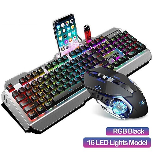 

k670 Wireless 2.4GHz Mouse Keyboard Combo Backlit Ergonomic Keyboard Waterproof Ergonomic Mouse 2400 dpi