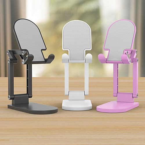 

Phone Holder Stand Mount Desk Phone Holder Phone Desk Stand Adjustable ABS Phone Accessory iPhone 12 11 Pro Xs Xs Max Xr X 8 Samsung Glaxy S21 S20 Note20