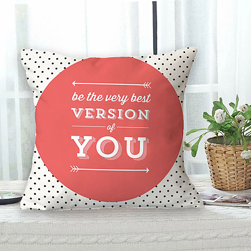

Slogan Double Side Cushion Cover 1PC Soft Decorative Square Throw Pillow Cover Cushion Case Pillowcase for Bedroom Livingroom Superior Quality Machine Washable Outdoor Cushion for Sofa Couch Bed Chair