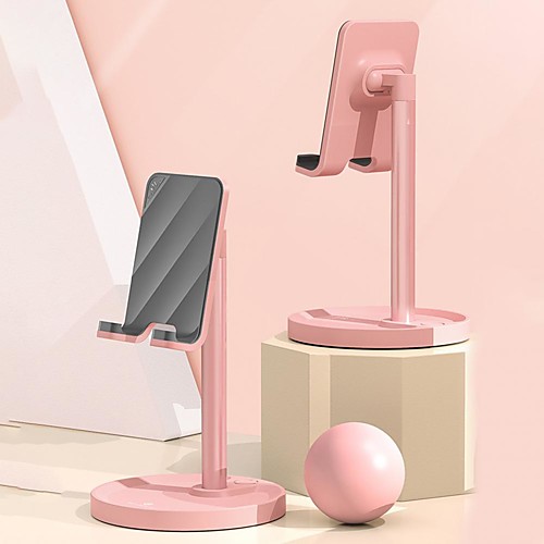 

Phone Holder Stand Mount Desk Phone Holder Phone Desk Stand Adjustable Aluminum Alloy ABS Phone Accessory iPhone 12 11 Pro Xs Xs Max Xr X 8 Samsung Glaxy S21 S20 Note20