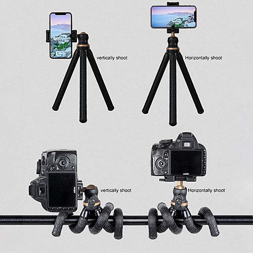 

Phone Holder Stand Mount Desk Outdoor Phone Holder Phone Tripod Stand Phone Desk Stand Buckle Type Adjustable 360°Rotation Full Body Silicone ABS Phone Accessory iPhone 12 11 Pro Xs Xs Max Xr X 8