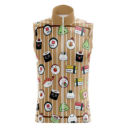 

21Grams Women's Sleeveless Cycling Jersey Summer Spandex Yellow Cartoon Bike Top Mountain Bike MTB Road Bike Cycling Quick Dry Moisture Wicking Sports Clothing Apparel / Stretchy / Athleisure