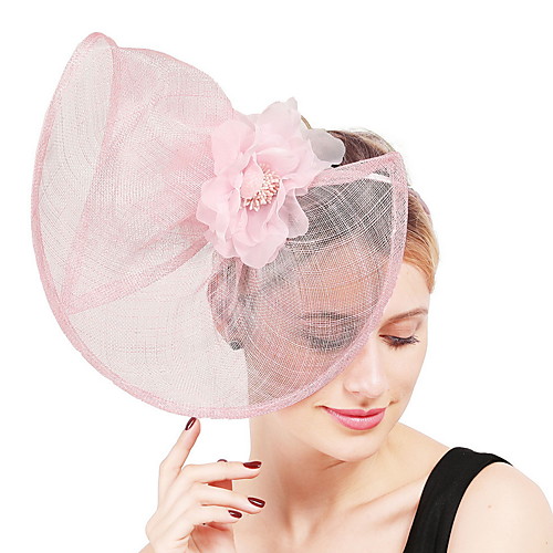 

Vintage Style Net Fascinators with Flower 1pc Wedding / Party / Evening Headpiece