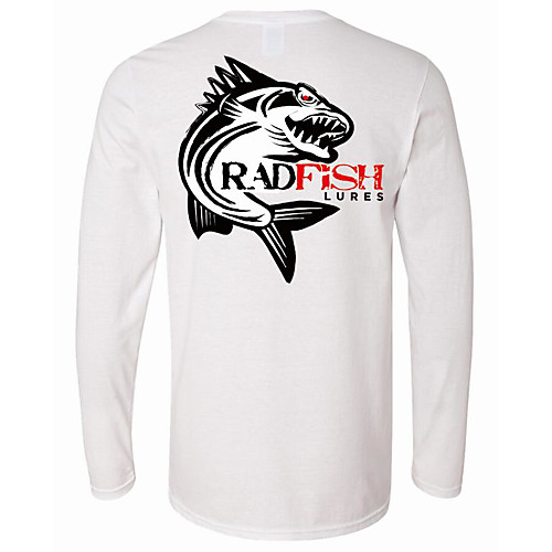 

CAWANFLY Men's Fishing Shirt Outdoor Long Sleeve Quick Dry Breathable Top Autumn / Fall Spring Sports & Outdoor Athleisure Fishing White / Micro-elastic