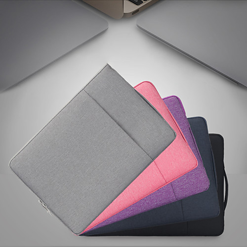 

11.6 Inch Laptop / 13.3 Inch Laptop / 14 Inch Laptop Sleeve Bast & Leaf Fibre Grid / Plaid for Men for Women for Business Office Shock Proof