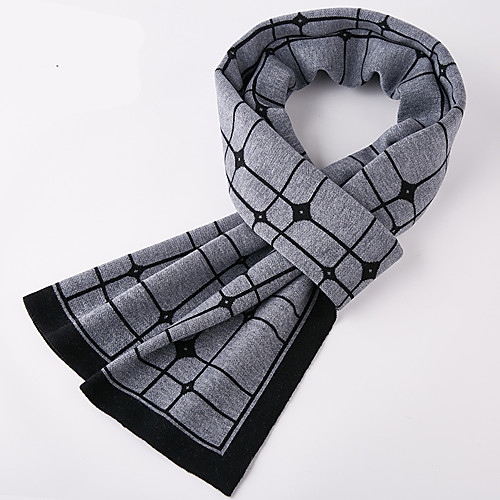 

Men's Rectangle Scarf Daily As Per Picture Scarf Lattice