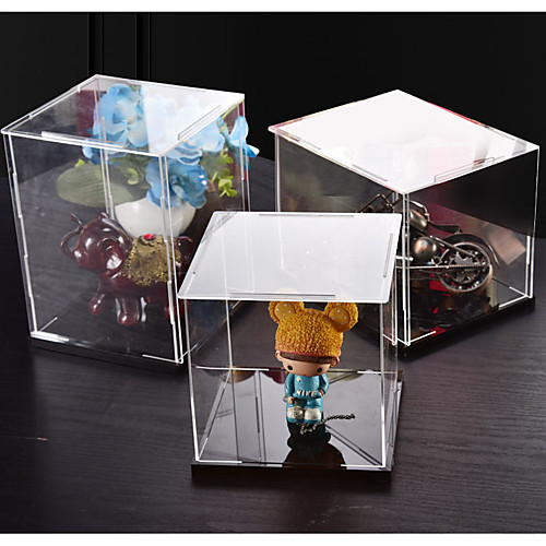 

Acrylic Garage Kit Display Cabinet, Dust Cover Storage Box, Various Sizes, Suitable for Toys, Lego, Collectibles,Garage Kit