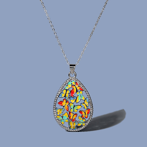 

Women's Pendant Necklace Monogram Floral / Botanicals Artistic Rustic European Boho Brass Silver 50 cm Necklace Jewelry 1pc For Party Evening Gift Birthday Party Beach Festival
