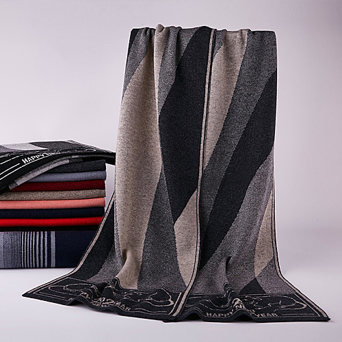 

Men's Rectangle Scarf Daily As Per Picture Scarf Print