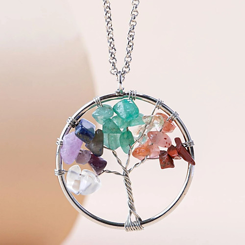 

Women's Necklace Classic Tree of Life Simple Fashion European Alloy Silver 50 cm Necklace Jewelry 1pc For Gift Prom Birthday Party Festival