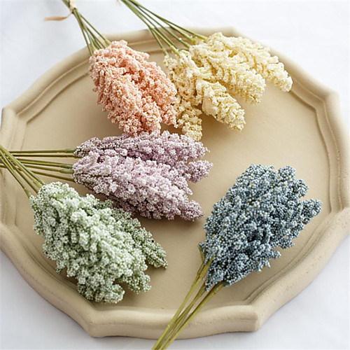 

6pcs Pastoral Style Imitation Grain Flower Bundle Home Decoration 30cm