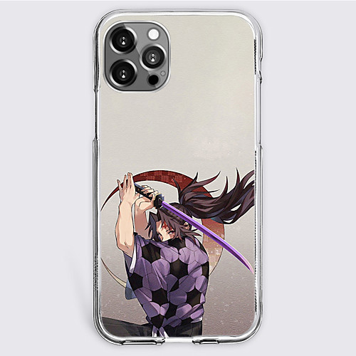 

Demon Slayer: Kimetsu no Yaiba Cartoon Characters Phone Case For Apple iPhone 12 Pro Max 11 SE 2020 X XR XS Max 8 7 Unique Design Protective Case Shockproof Dustproof Back Cover TPU
