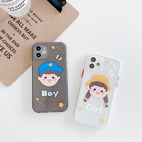 

Phone Case For Apple Back Cover iPhone 12 Pro Max 11 SE 2020 X XR XS Max 8 7 Shockproof Dustproof Cartoon TPU