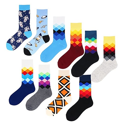 

Men's Socks Mixed Color / Sports and Outdoors Socks Medium Athleisure Light Blue 1 Pair