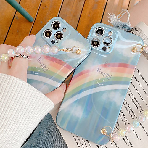 

Phone Case For Apple Back Cover iPhone 12 Pro Max 11 SE 2020 X XR XS Max 8 7 Shockproof Dustproof Geometric Pattern TPU