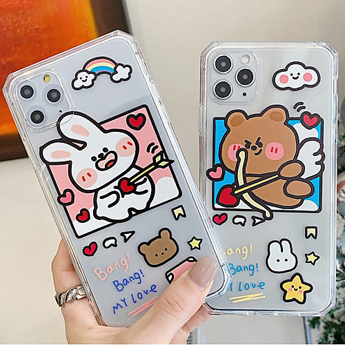 

Phone Case For Apple Back Cover iPhone 12 Pro Max 11 SE 2020 X XR XS Max 8 7 Shockproof Dustproof Cartoon TPU