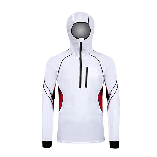 

CAWANFLY Men's Hoodie Jacket Fishing Jacket Outdoor Long Sleeve UPF50 UV Protection Quick Dry Waterproof Zipper Lightweight Jacket Top Autumn / Fall Spring Summer Athleisure Fishing Camping & Hiking