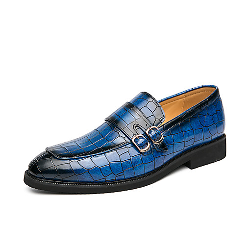 

Men's Loafers & Slip-Ons Comfort Loafers Light Soles Drive Shoes Casual Daily Party & Evening PU Non-slipping Wear Proof Yellow Red Blue Fall Winter