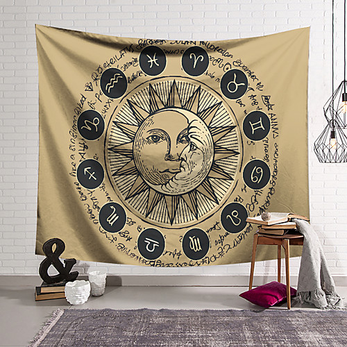 

Tarot Divination Wall Tapestry Art Decor Blanket Curtain Hanging Home Bedroom Living Room Decoration Mysterious Bohemian Sun Moon Astrology