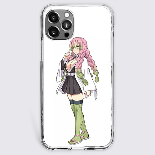 

Demon Slayer: Kimetsu no Yaiba Cartoon Characters Phone Case For Apple iPhone 12 Pro Max 11 SE 2020 X XR XS Max 8 7 Unique Design Protective Case Shockproof Dustproof Back Cover TPU