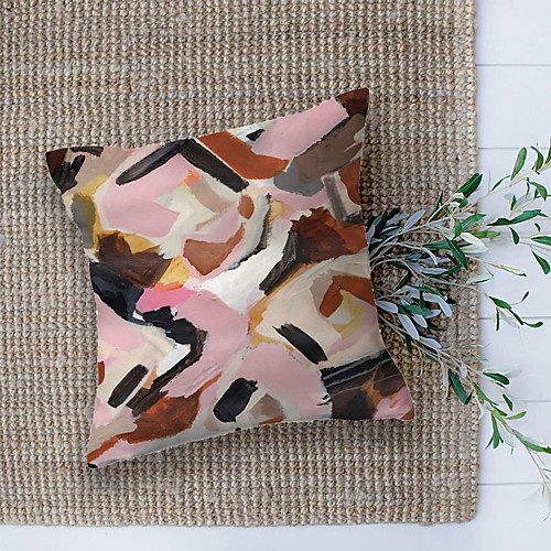 

Oil Painting Style Double Side Cushion Cover 1PC Soft Decorative Square Throw Pillow Cover Cushion Case Pillowcase for Bedroom Livingroom Superior Quality Machine Washable Outdoor Cushion for Sofa Couch Bed Chair