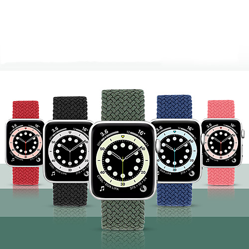 

Smart Watch Band for Apple iWatch 1 pcs Modern Buckle Business Band Canvas Replacement Wrist Strap for Apple Watch Series SE / 6/5/4/3/2/1
