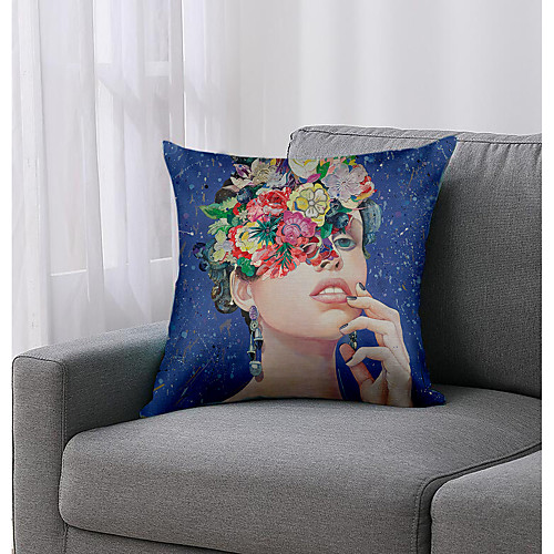 

Arty Woman Double Side Cushion Cover 1PC Soft Decorative Square Throw Pillow Cover Cushion Case Pillowcase for Bedroom Livingroom Superior Quality Machine Washable Outdoor Cushion for Sofa Couch Bed Chair