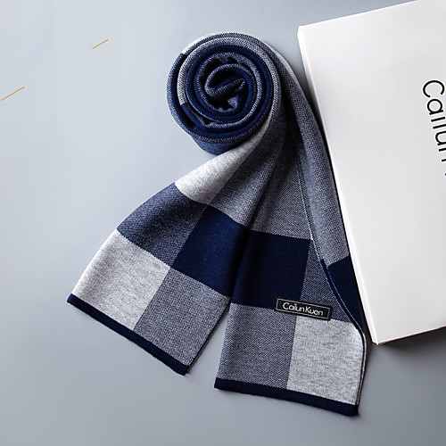 

Men's Rectangle Scarf Daily As Per Picture Scarf Lattice