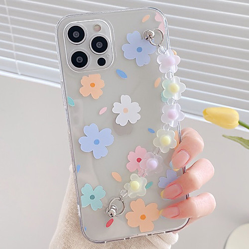 

Phone Case For Apple Back Cover iPhone 12 Pro Max 11 SE 2020 X XR XS Max 8 7 6 Shockproof Dustproof Flower TPU