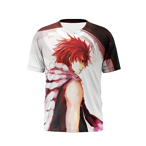

Inspired by Fairy Tail Cosplay Anime Cartoon 100% Polyester Print 3D Harajuku Graphic T-shirt For Women's / Men's