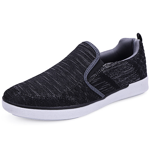 

Men's Loafers & Slip-Ons Sporty Look Comfort Loafers Light Soles Sporty Casual Athletic Daily Fitness & Cross Training Shoes Walking Shoes Tissage Volant Breathable Non-slipping Blue Black Fall Spring