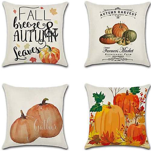 

Autumn Double Side Cushion Cover 1PC Soft Decorative Square Throw Pillow Cover Cushion Case Pillowcase for Bedroom Livingroom Superior Quality Machine Washable Outdoor Cushion for Sofa Couch Bed Chair