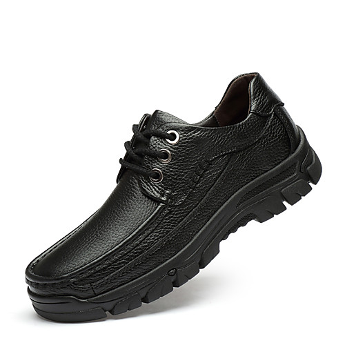 

Men's Oxfords Leather Shoes Comfort Shoes Casual Daily Nappa Leather Handmade Non-slipping Wear Proof Black Brown Fall Winter