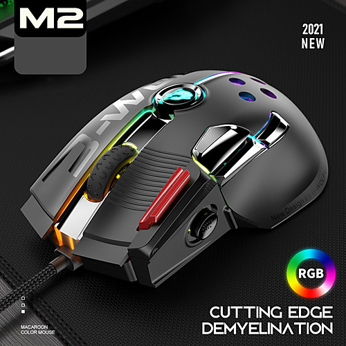 

Free Wolf M2 Mouse Esports Game Free Drive Pressure Gun Joker Macro Definition Wired Mouse