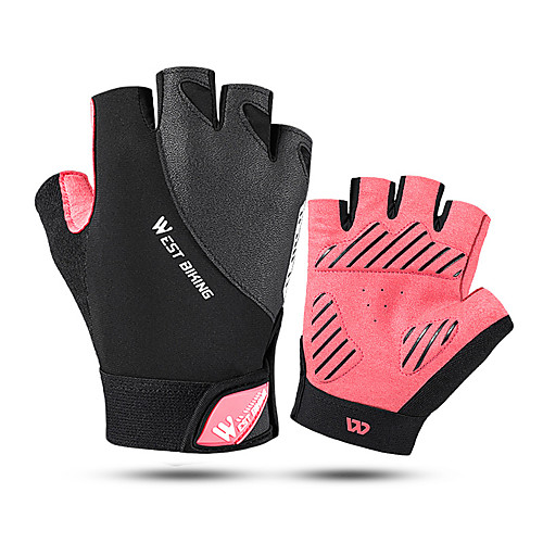 

Bike Gloves / Cycling Gloves Quick Dry Wearable Breathable Skidproof Fingerless Gloves Sports Gloves Lycra Black / Red Green / Black Black / Yellow for Adults' Outdoor Exercise Cycling / Bike