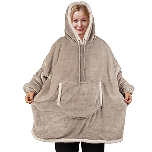 

Women's Hoodie Sweatshirt Solid Color Front Pocket Casual Daily Sports Sportswear Streetwear Hoodies Sweatshirts Gray