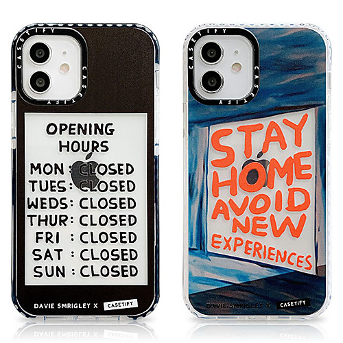 

Phone Case For Apple Back Cover iPhone 12 Pro Max 11 SE 2020 X XR XS Max 8 7 6 Shockproof Dustproof Graphic TPU