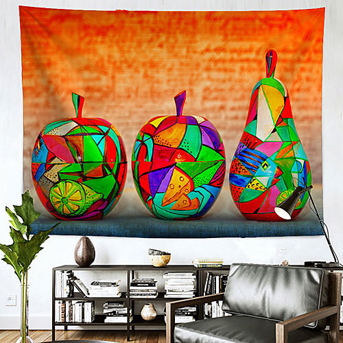 

Oil Painting Style Wall Tapestry Art Decor Blanket Curtain Hanging Home Bedroom Living Room Decoration Polyester