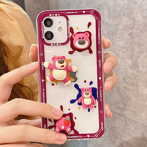 

Phone Case For Apple Back Cover iPhone 12 Pro Max 11 SE 2020 X XR XS Max 8 7 6 Shockproof Dustproof Cartoon Graphic TPU