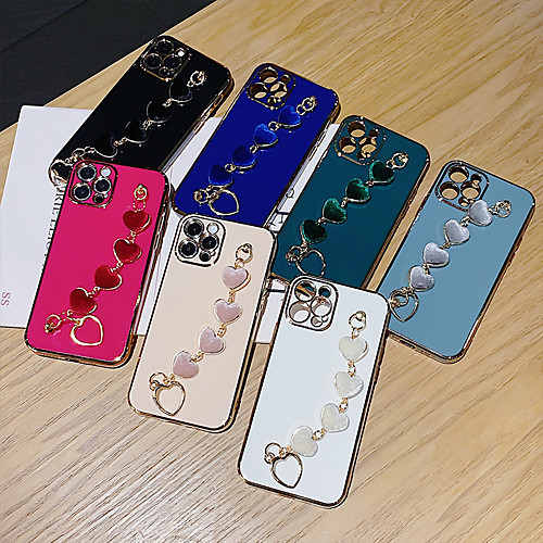 

Phone Case For Apple Back Cover iPhone 12 Pro Max 11 SE 2020 X XR XS Max 8 7 Shockproof Dustproof Solid Colored TPU