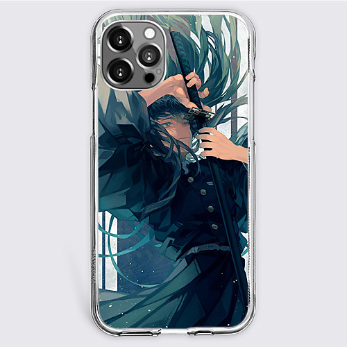 

Demon Slayer: Kimetsu no Yaiba Cartoon Characters Phone Case For Apple iPhone 12 Pro Max 11 SE 2020 X XR XS Max 8 7 Unique Design Protective Case Shockproof Dustproof Back Cover TPU