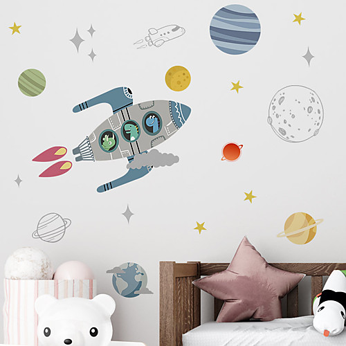 

Cartoon Wall Stickers Living Room Kids Room Kindergarten Removable PVC Home Decoration Wall Decal 2pcs