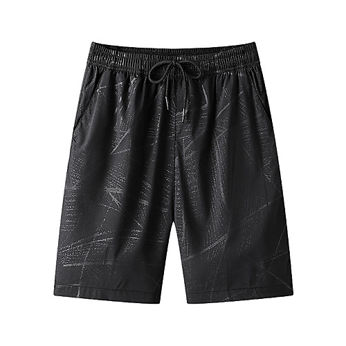 

Men's Casual / Sporty Athleisure Outdoor Sports Daily Leisure Sports Chinos Sweatpants Pants Graphic Knee Length Black Dark Gray