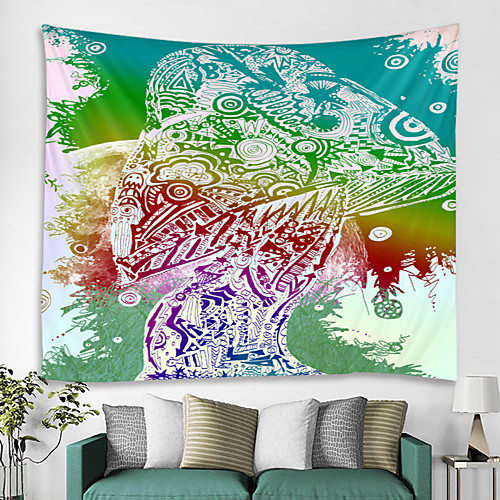 

Psychedelic Abstract Wall Tapestry Art Decor Blanket Curtain Hanging Home Bedroom Living Room Decoration Polyester Hippie Mushroom