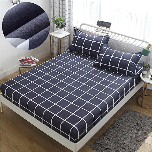 

Roman Simplicity 1PC Soft Printed Fitted Sheet With Elastic Band Bed Sheet Cover (No Pillowcases)Full Queen King Size Dropshipping