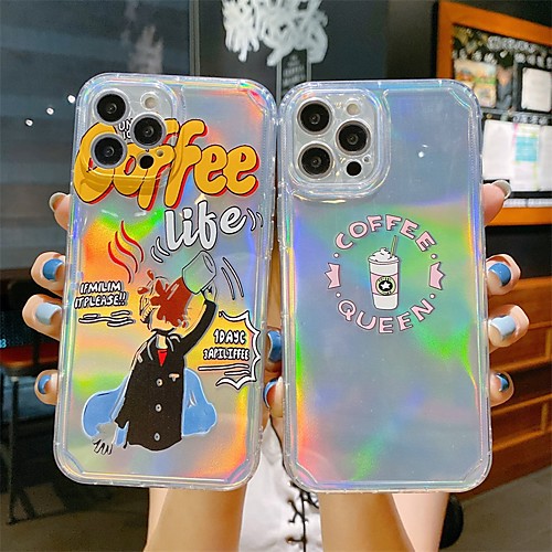 

Phone Case For Apple Back Cover iPhone 12 Pro Max 11 SE 2020 X XR XS Max 8 7 Shockproof Dustproof Cartoon Transparent TPU