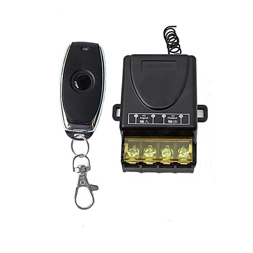 

433MHz RF Remote Control High-Power 3000W 220V1CH 30A Relay For Factory Farm Motor Starter Water Pump Exhaust Fan Light Remote