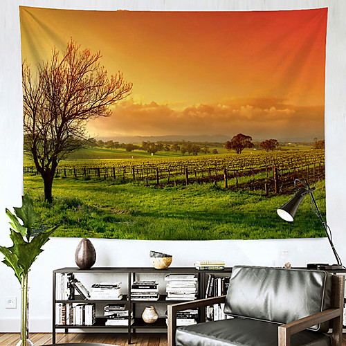 

Landscape Wall Tapestry Art Decor Blanket Curtain Hanging Home Bedroom Living Room Decoration